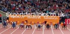Womens T34 100 metres wheelchare raceat the Glasgow Diamond League. Photo: David T. Hewitson/Sports for All Pics